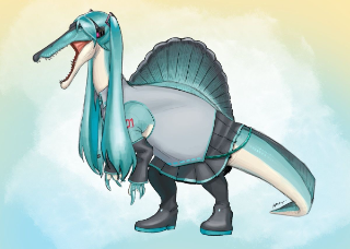 Mikusaur  Discord sticker