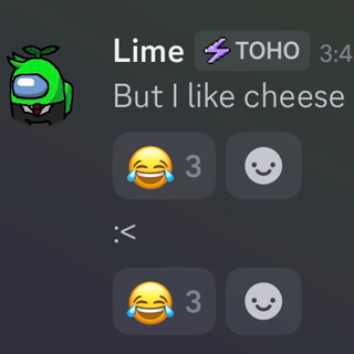 Lime likes cheese