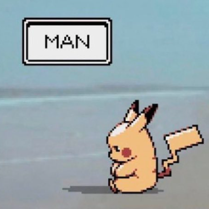 pikachu sad man