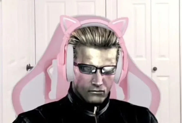 Wesker kitty Discord sticker