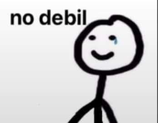 No debil Discord sticker