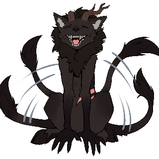 Wendigo Tail Wag /fluffy Discord sticker