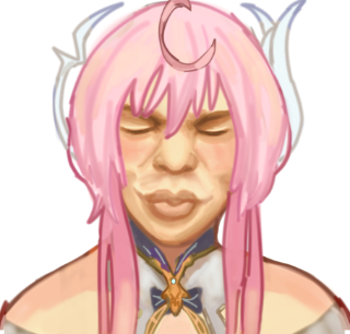 aemeath trying to not laugh