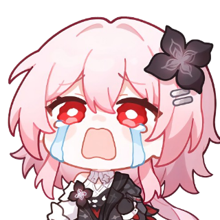 Evernight triste Discord sticker