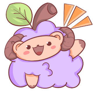Sheep Hello Discord sticker