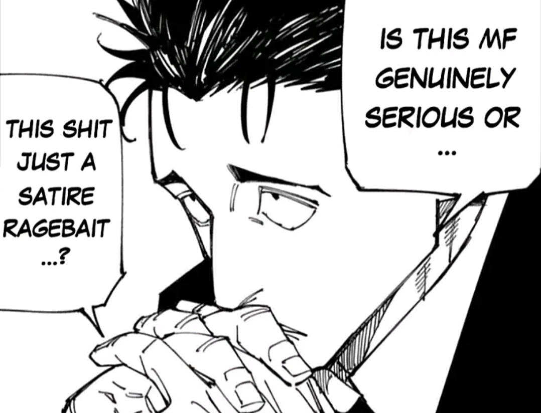 is this guy ragebaiting