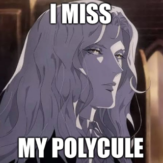 Miss my polycule tails Discord sticker