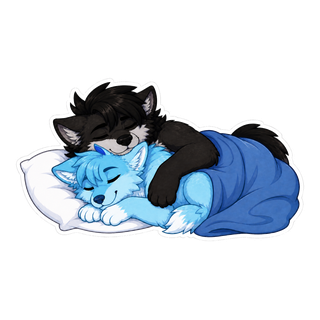 apex cuddle /fluffy Discord sticker