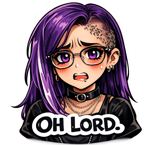 Neaura Oh Lord Discord sticker