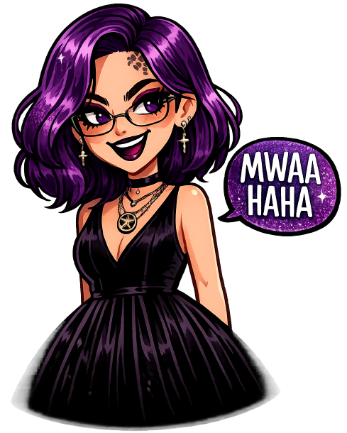 Neaura Evil Laugh Discord sticker