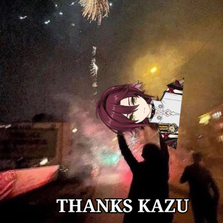 Thanks Kazu Discord sticker