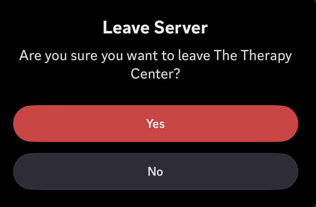 Leave TTC .gg/Mental Discord sticker