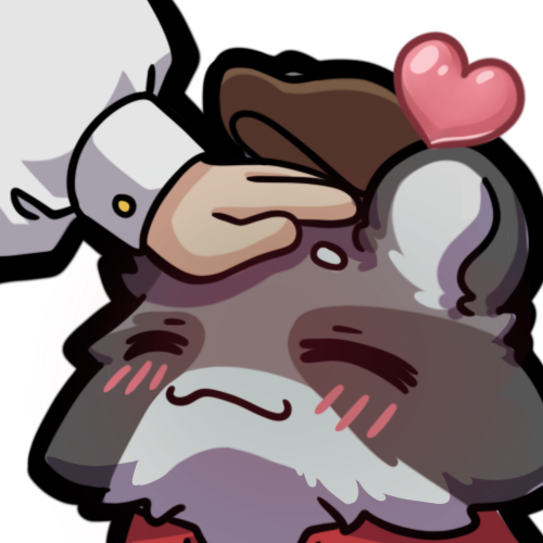 racoon_headpat Discord sticker