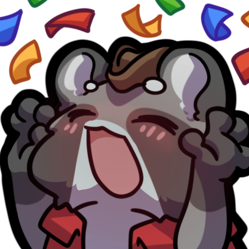 racoon_hurray Discord sticker