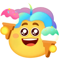 Jollie Share Ice Cream Discord sticker