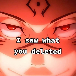 Saw what you deleted  Discord sticker