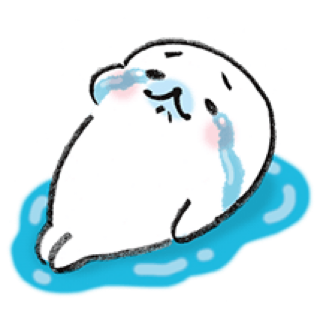 Seal sad waaahaaa Discord sticker