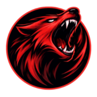 Lone Wolf Rust Logo Discord sticker