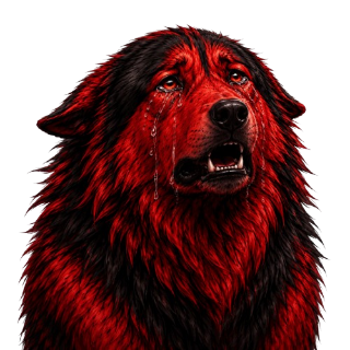 Crying Wolf Discord sticker