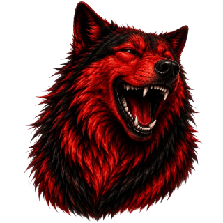 Laughing Wolf Discord sticker