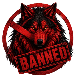 Banned Wolf Discord sticker