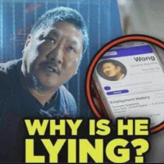 Why's he lying  Discord sticker