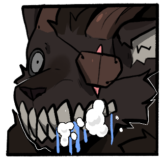 Rabid Wendigo /fluffy Discord sticker