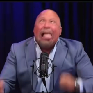 Freaky ahh face alex jones Discord sticker