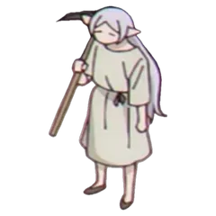 Frieren tired Discord sticker