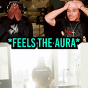 Feels_THe_aura Discord sticker