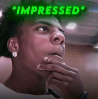Impressed Discord sticker
