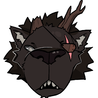 Wendigo Sniffer /fluffy Discord sticker