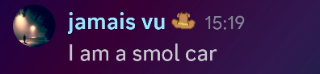 Smolcar Discord sticker