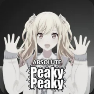 Absolute PEAKY PEAKY Discord sticker