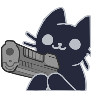 Root cat gun Discord sticker