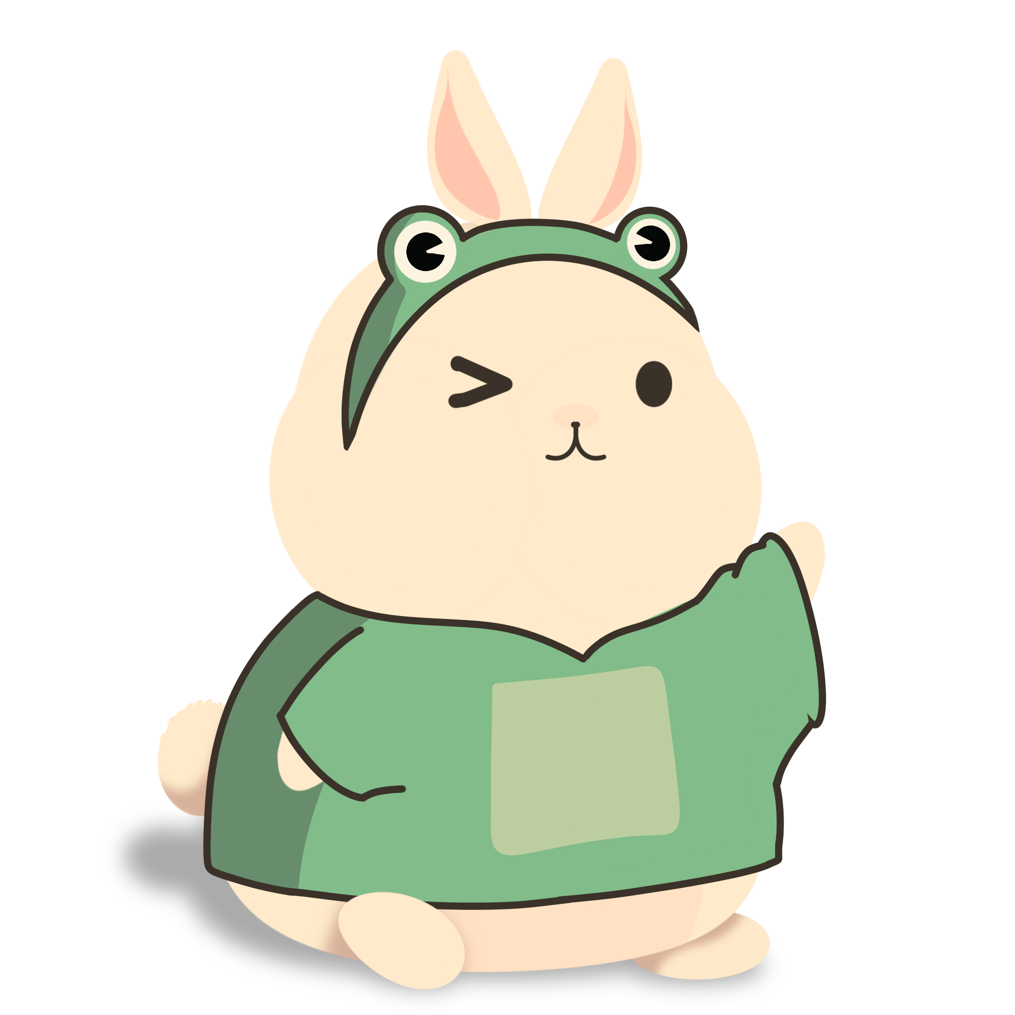 boopie frog Discord sticker