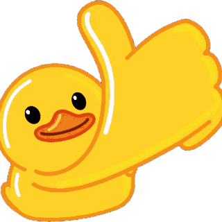 Duck thumbs up Discord sticker