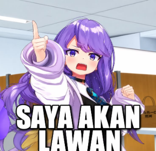 Saya Akan Lawan Discord sticker