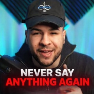 Never say anything again  Discord sticker