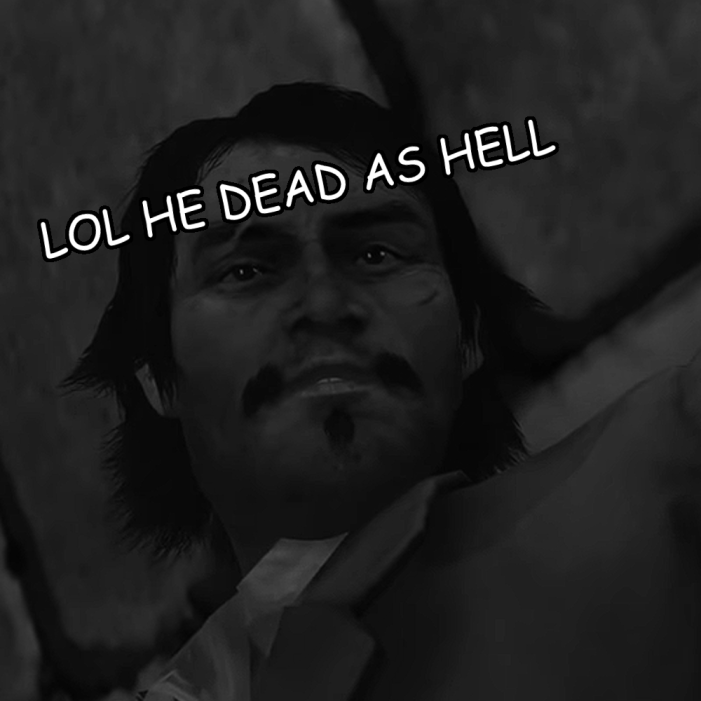 UGLY MAN DEAD AS HELL Discord sticker