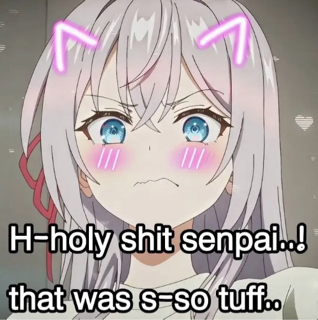 Tuff-senpai Discord sticker