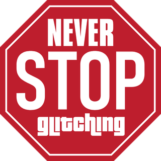 Never Stop Glitching Discord sticker