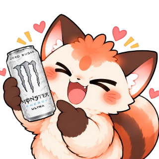 Todd Weißes Monster Discord sticker