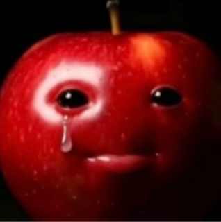 apple cry  Discord sticker