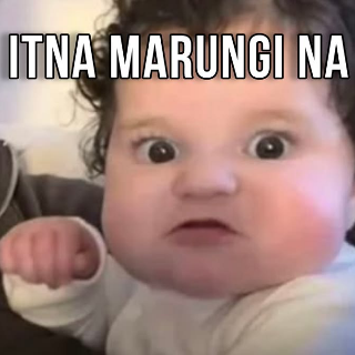Itna marunga na Discord sticker