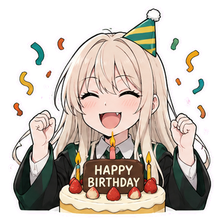Happy Birthday Malfoid Discord sticker