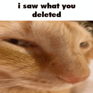 I saw what you deleted