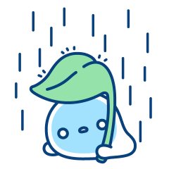 Raining Discord sticker