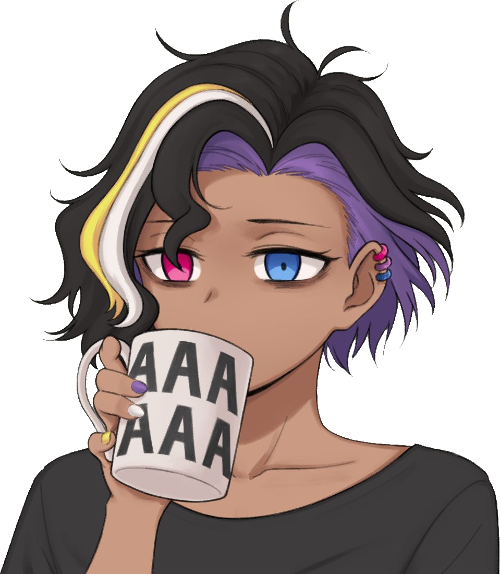 Enby Panic Discord sticker
