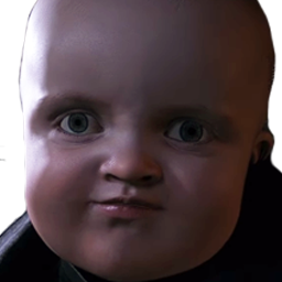 Baby smirk Discord sticker